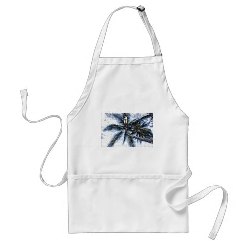 Pop Art Palm Tree Adult Apron