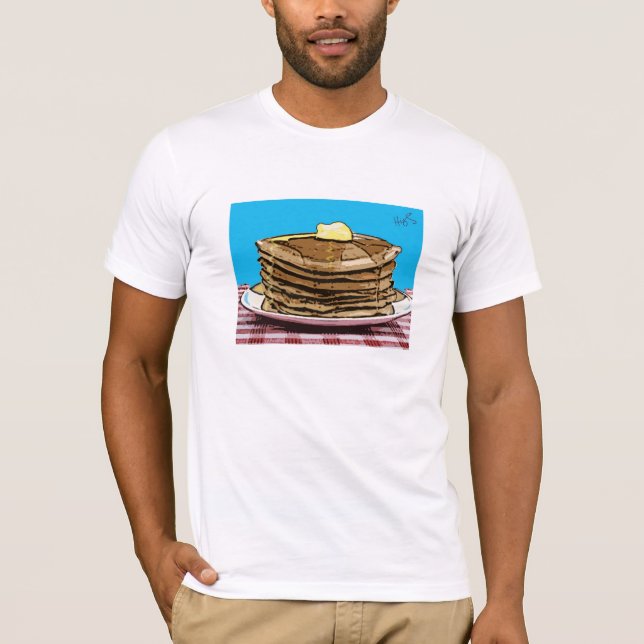 Pop Art Pancakes T-Shirt (Front)