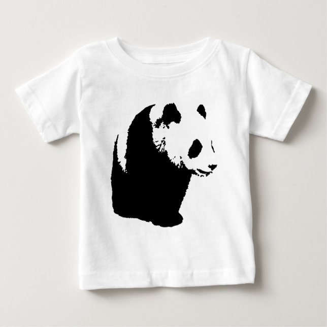 Pop Art Panda Baby T-Shirt (Front)