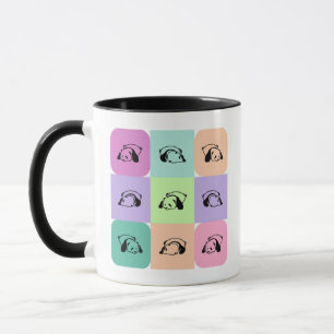 Pop Art Panda Bear Mix Mug