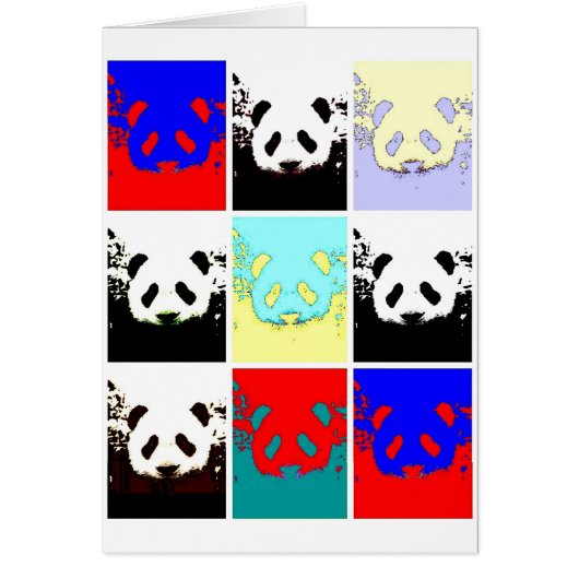 Pop Art Panda Cards (Front)