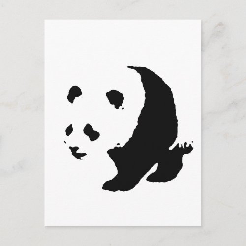 Pop Art Panda Postcard