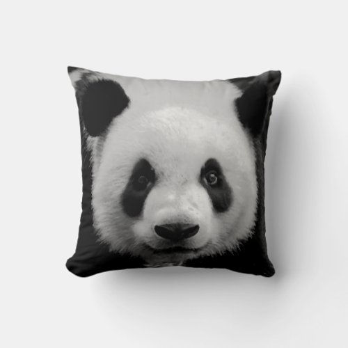 Pop Art Panda Throw Pillows