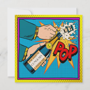Pop Art Party Celebration Invitation