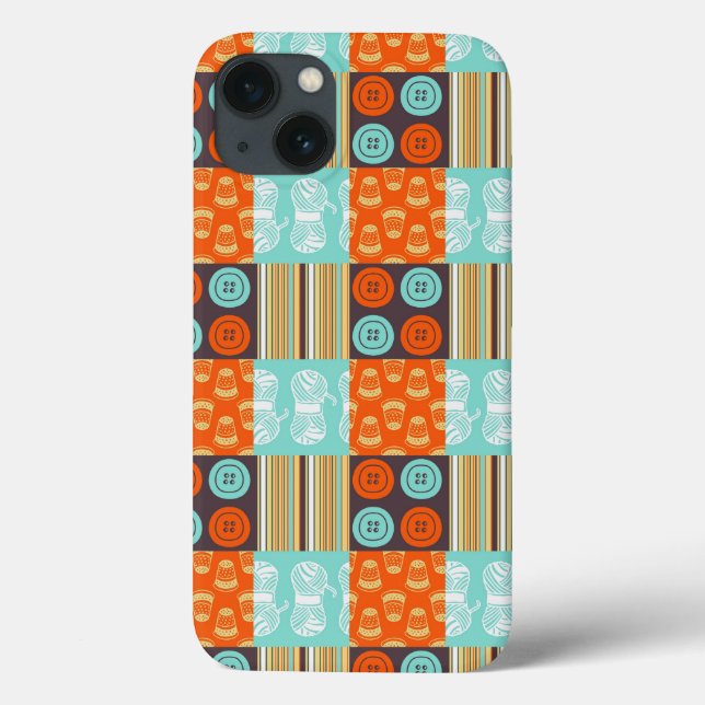 Pop-art pattern - sewing Case-Mate iPhone case (Back)