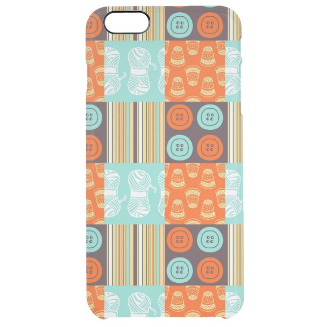 Pop-art pattern - sewing uncommon iPhone case (Back)