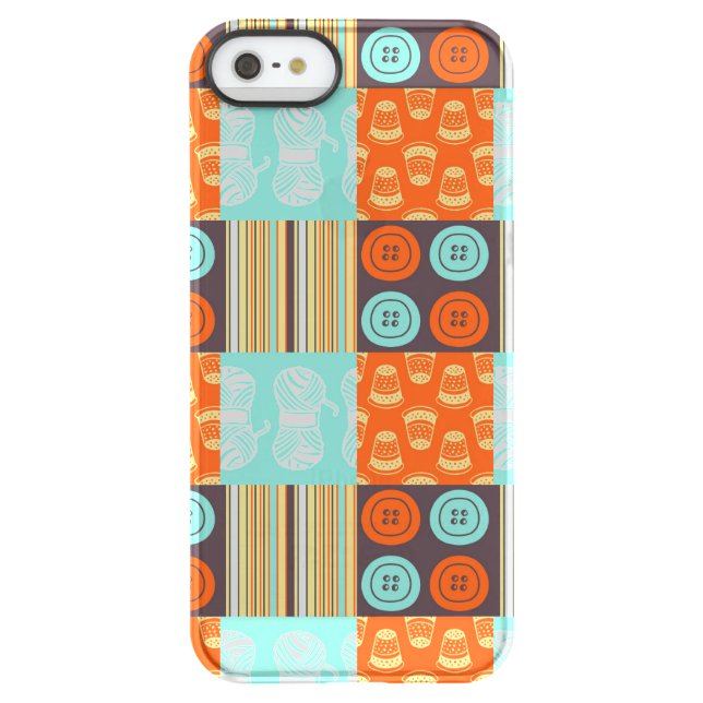 Pop-art pattern - sewing uncommon iPhone case (Back)