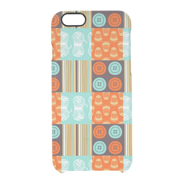Pop-art pattern - sewing uncommon iPhone case (Back)