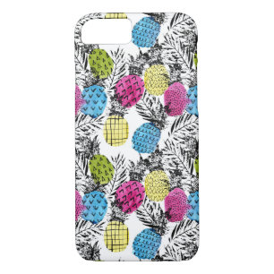 Pop Art Pineapples And Palm Leaves iPhone 8/7 Case