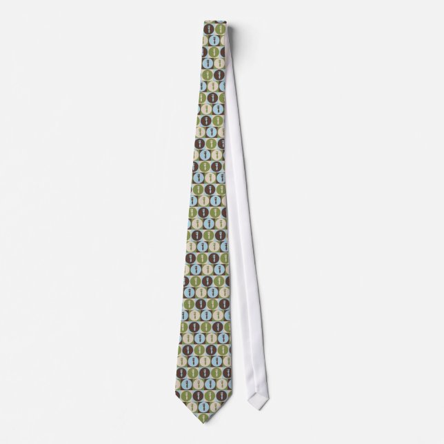 Pop Art Plumbing Neck Tie (Front)