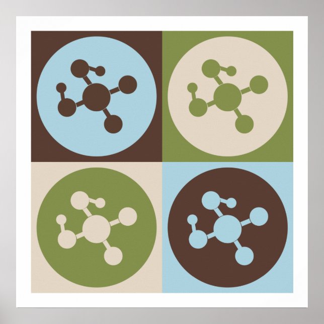 Pop Art Polymer Chemistry Poster (Front)