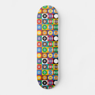 LV Super Red Skate Deck 87x22 cm - Josh Mahaby Pop Art