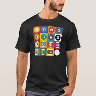 Pop Art Pool Balls T-Shirt