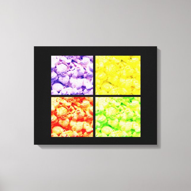 Pop Art POPCORN Canvas Print (Front)