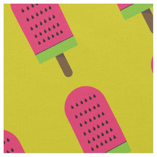 Pop Art popsicle fruity watermelon Fabric