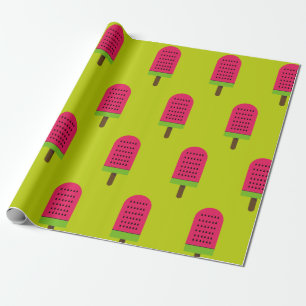 Pop Art popsicle fruity watermelon Wrapping Paper