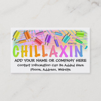 POP ART POPSICLES BUSINESS CARD