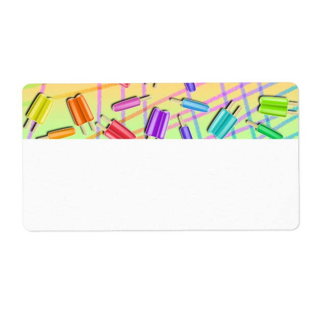 POP ART POPSICLES LABEL (Front)