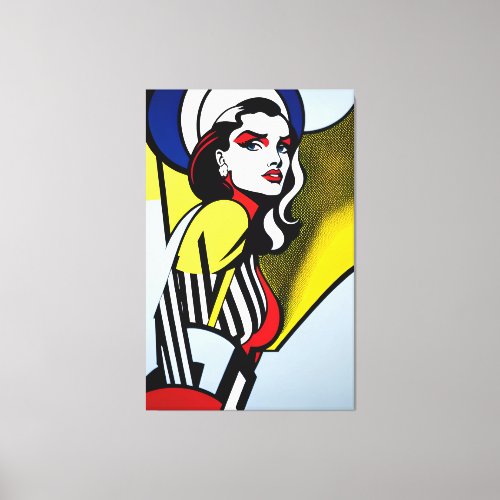 Pop Art Portrait Canvas Print