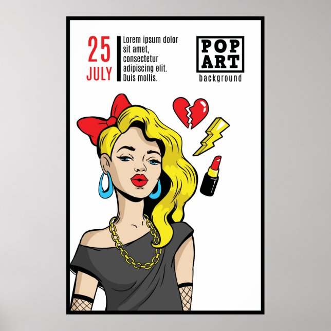 Pop art poster (Front)