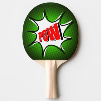 Pop Art POW! Ping Pong Paddle