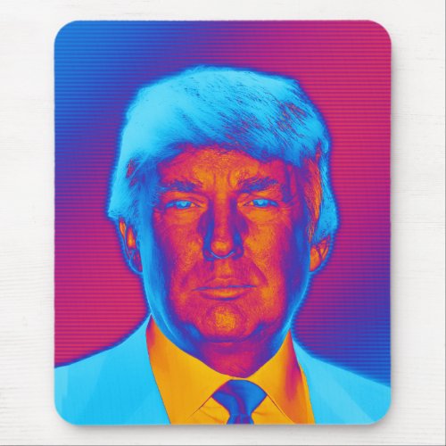 Pop Art President Trump Mouse Pad