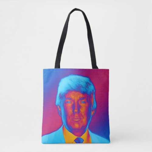 Pop Art President Trump Tote Bag