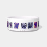 Pop-Art Pugs Ceramic Pet Bowl<br><div class="desc">Fetch your pup the dish of the century with an Andy Warhol inspired pug bowl. Constructed with fine ceramics, this timeless bowl is perfect for those pup owners who march to the beat of their own drum. From its colorful exterior complete with iconic pugs and dynamic color schemes, to its...</div>