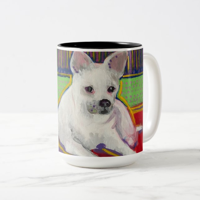 Pop Art Pup mug (Front Right)