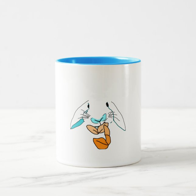 Pop Art Rabbit Mug (Center)