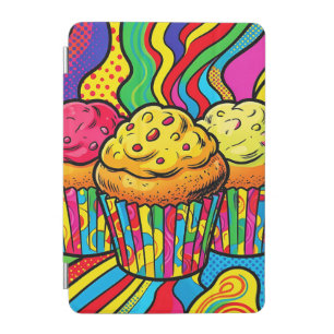 Pop Art Rainbow Cupcakes Explosion iPad Mini Cover