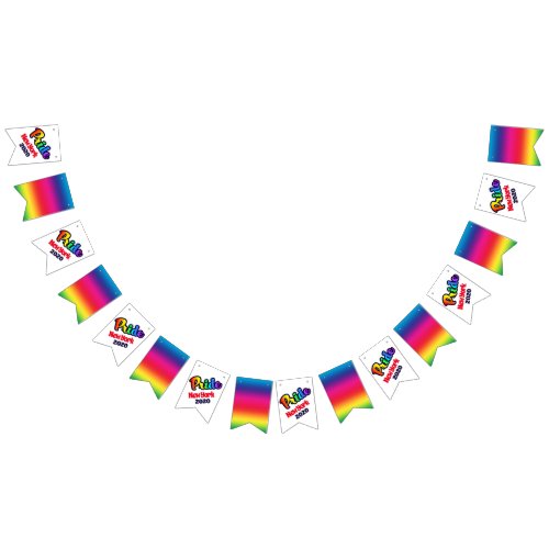 Pop Art Rainbow LGBT Pride _ Bunting Flags