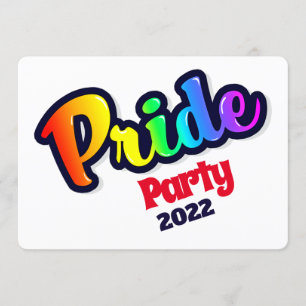 Pop Art Rainbow LGBT Pride - Invitation