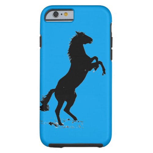 Pop Art Rear Horse Silhouette Tough iPhone 6 Case