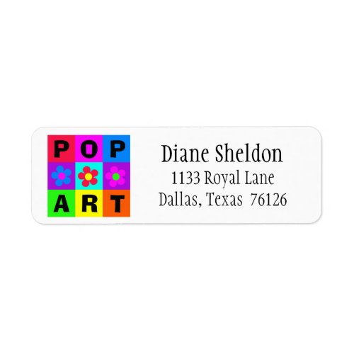 POP_Art Return Address Labels