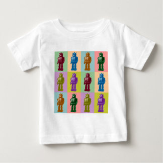 Pop Art Robots Baby T-Shirt