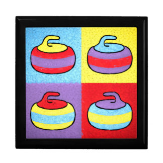 Pop Art Rocks Curling Design Gift Box