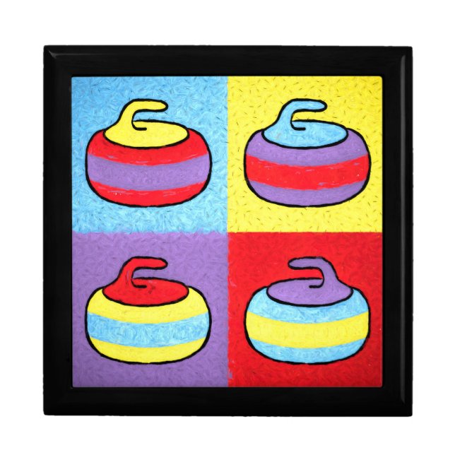 Pop Art Rocks Curling Design Gift Box (Front)
