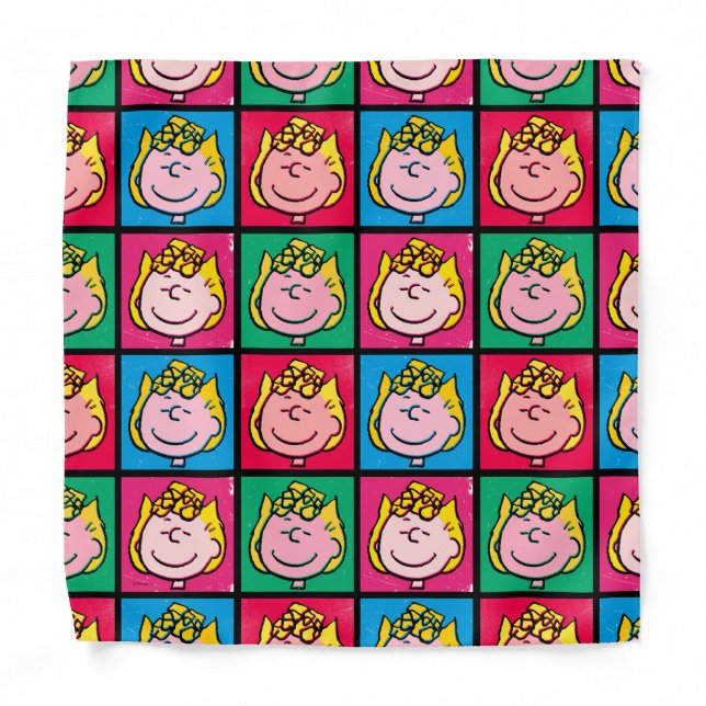 Pop Art Sally | Mod for You Pattern Bandana (Front)