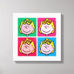 Pop Art Sally | Mod for You Pattern Canvas Print<br><div class="desc">Take a look at this super cute design featuring Sally in a fun pop art pattern.</div>