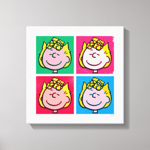 Pop Art Sally   Mod for You Pattern Canvas Print