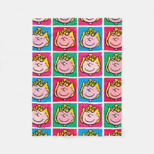 Pop Art Sally   Mod for You Pattern Fleece Blanket