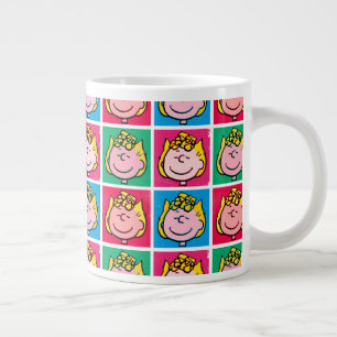 Pop Art Sally Mod for You Pattern Giant Coffee Mug