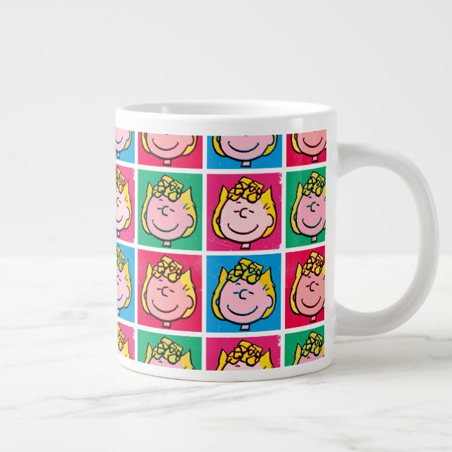 Pop Art Sally | Mod for You Pattern Giant Coffee Mug (Right)