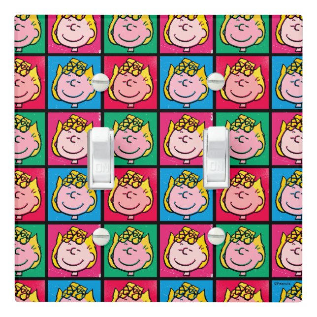 Pop Art Sally | Mod for You Pattern Light Switch Cover (In Situ)