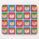 Pop Art Sally | Mod for You Pattern Mouse Pad