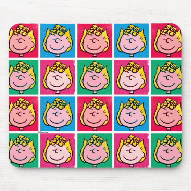 Pop Art Sally | Mod for You Pattern Mouse Pad (Front)