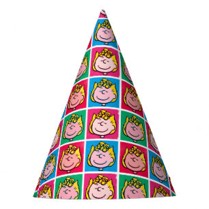 Pop Art Sally Mod for You Pattern Party Hat
