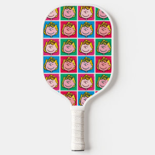 Pop Art Sally Mod for You Pattern Pickleball Paddle