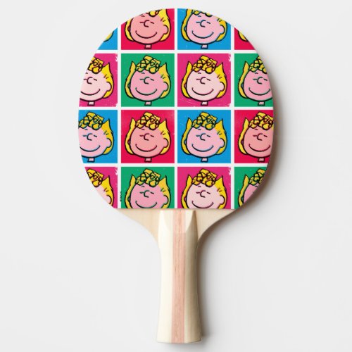 Pop Art Sally  Mod for You Pattern Ping Pong Paddle